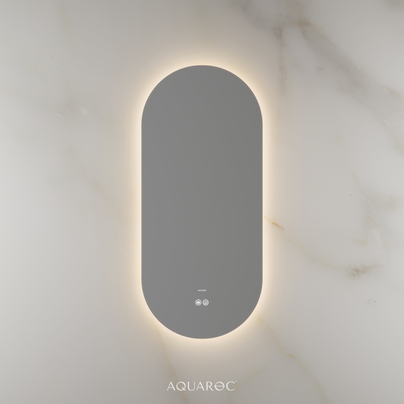 Lumiere Backlit & Demister Mirror 400mm Frameless