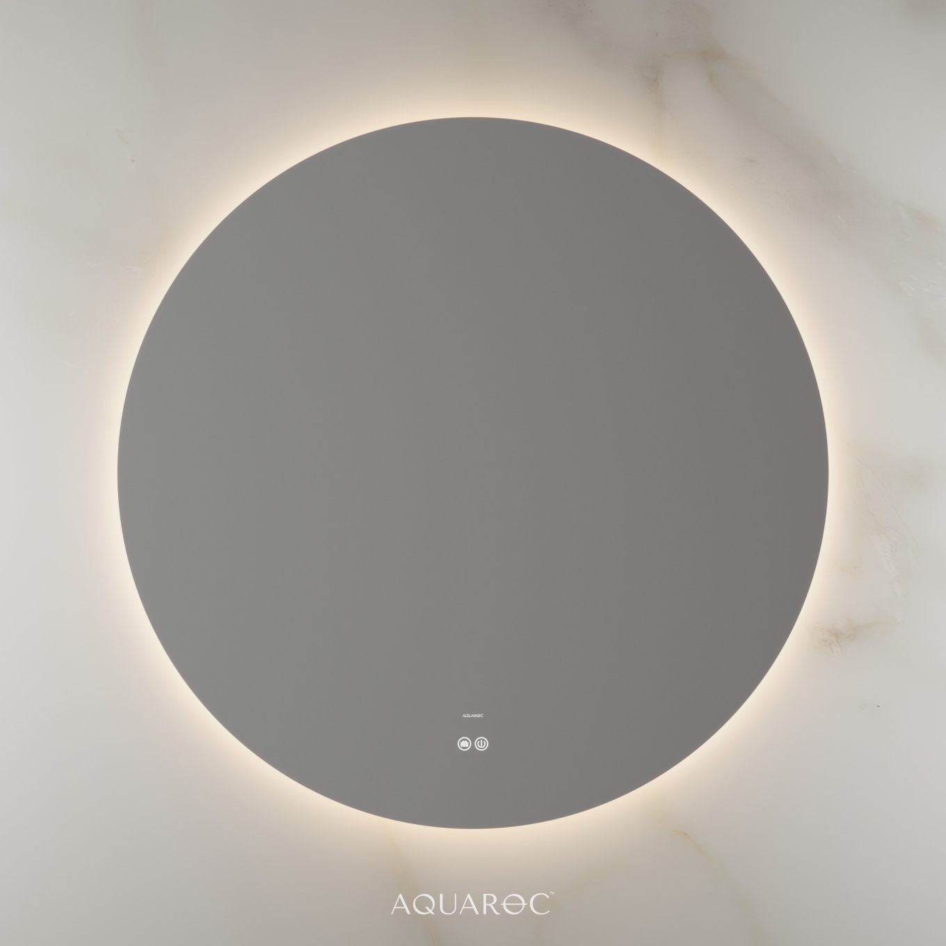 Lumiere Backlit & Demister Round Mirror 1000mm Frameless