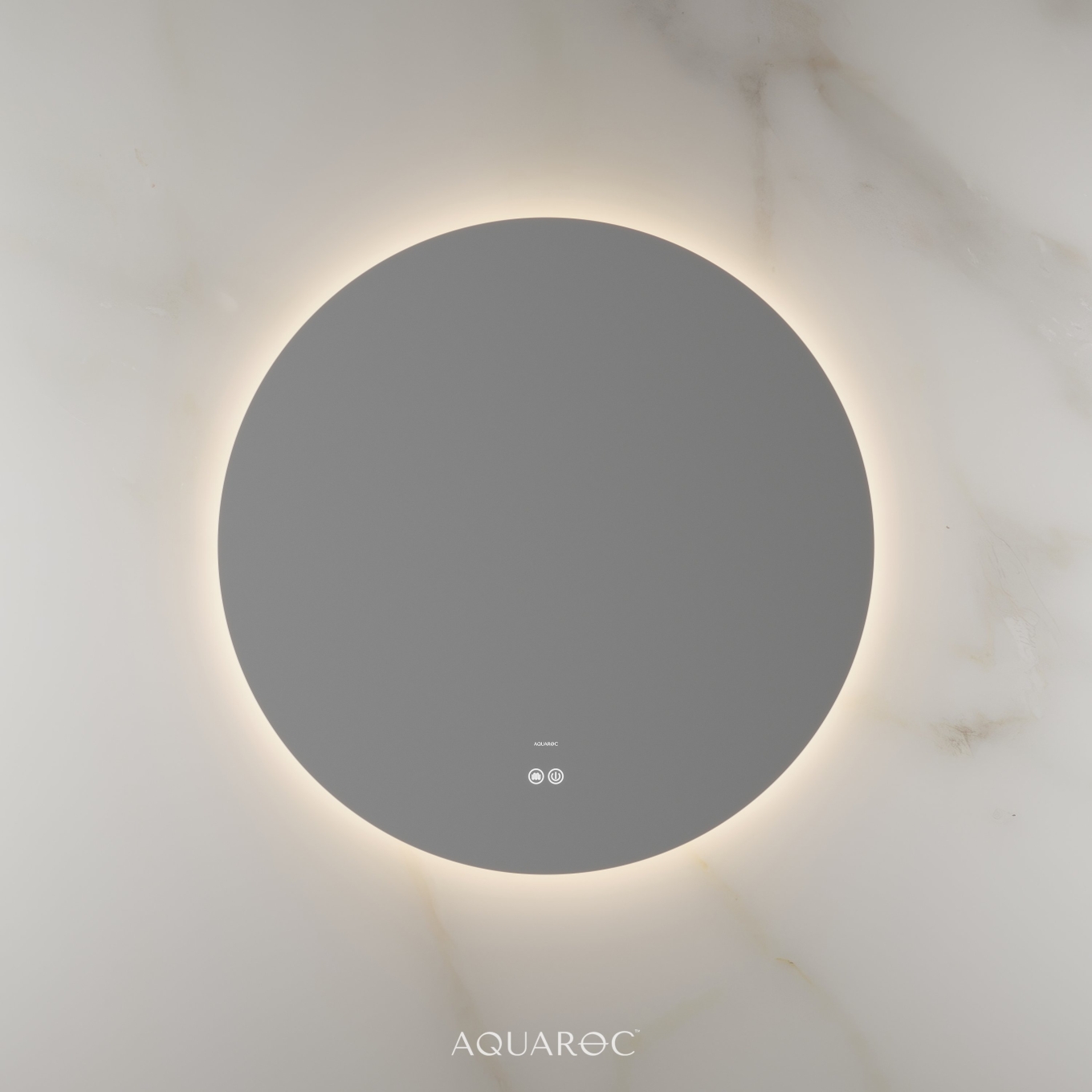 Lumiere Backlit & Demister Round Mirror 800mm Frameless