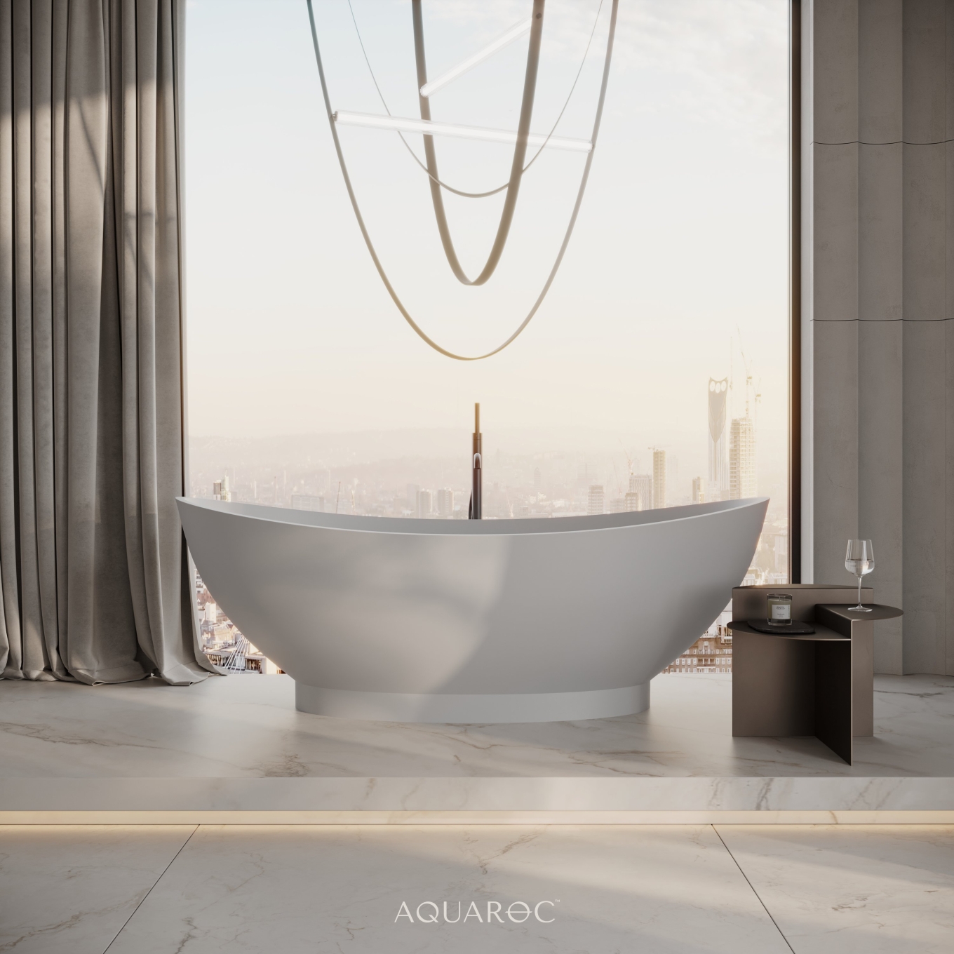 Paradiso Freestanding Stone Bath 1750mm