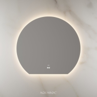 Lumiere Backlit & Demister Moon Mirror 1000mm Frameless