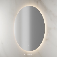 Lumiere Backlit & Demister Round Mirror 1000mm Frameless