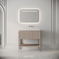 Kensington Vanity Unit & Stone Basin 800mm Natural Oak