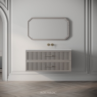Park Lane Vanity Unit & Stone Basin 1000mm Sabbia Grigio Oak