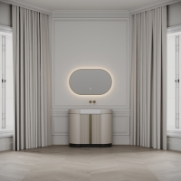 Knightsbridge Vanity Unit & Stone Basin 1000mm Cashmere Beige