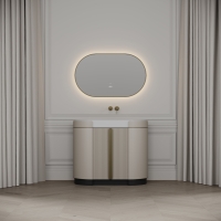 Knightsbridge Vanity Unit & Stone Basin 1000mm Cashmere Beige