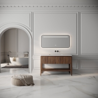 Kensington Vanity Unit & Stone Basin 1200mm Walnut