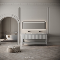 Kensington Double Vanity Unit & Stone Basin 1600mm Warm Grey