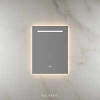 Lumiere Backlit & Demister Rectangle Mirror 600mm Frameless