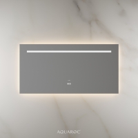 Lumiere Backlit & Demister Rectangle Mirror 1200mm Frameless