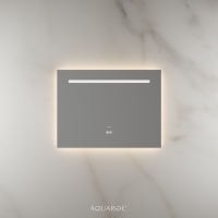 Lumiere Backlit & Demister Rectangle Mirror 800mm Frameless