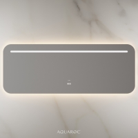Lumiere Backlit & Demister Curved Mirror 1600mm Frameless