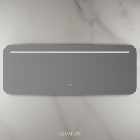 Lumiere Backlit & Demister Curved Mirror 1600mm Frameless