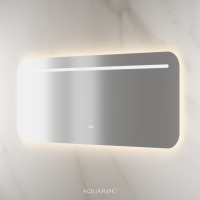 Lumiere Backlit & Demister Curved Mirror 1600mm Frameless
