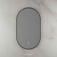 Lumiere Backlit & Demister Mirror 550mm Matte Black