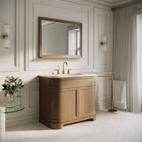 Hardwick Vanity Unit & Stone Basin 1000mm Smoked Oak