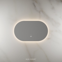 Lumiere Backlit & Demister Oval Mirror 1000mm Frameless
