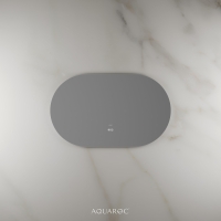 Lumiere Backlit & Demister Oval Mirror 1000mm Frameless