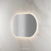 Lumiere Backlit & Demister Oval Mirror 1000mm Frameless