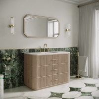 Savoy Vanity Unit & Stone Basin 1200mm Natural Oak