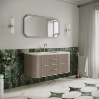Savoy Wall Hung Vanity Unit & Stone Basin 1200mm Sabbia Grigio