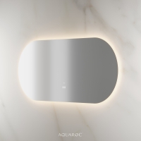 Lumiere Backlit & Demister Oval Mirror 1400mm Frameless