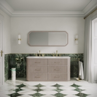 Savoy Double Vanity Unit & Stone Basin 1600mm Sabbia Grigio