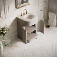 Hardwick Vanity Unit & Stone Basin 600mm Sabbia Grigio