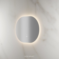 Lumiere Backlit & Demister Oval Mirror 800mm Frameless