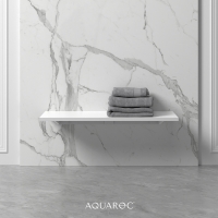 Wall Hung Stone Slimline Towel Shelf 1000mm
