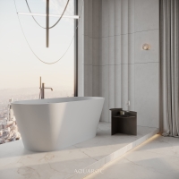 Portofino Freestanding Stone Bath 1600mm