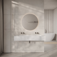 Ultra Wall Hung Double Stone Basin 1400mm