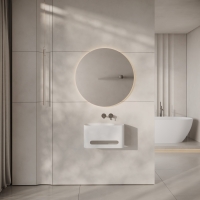 Hydro Wall Hung Stone Basin 550mm Towel Hole