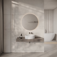 Apollo Round Countertop Stone Basin 450mm