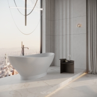 Paradiso Freestanding Stone Bath 1550mm