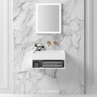 Quadra Wall Hung Stone Basin 600mm
