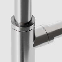 Niche Brushed Stainless Steel Round Bottle Trap
