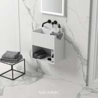Ethos Wall Hung Stone Basin 500mm