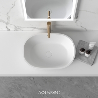 Enzo Countertop Stone Basin 550mm