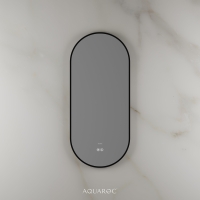 Lumiere Backlit & Demister Mirror 400mm Matte Black