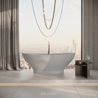 Paradiso Freestanding Stone Bath 1550mm
