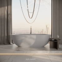 Rivera Freestanding Stone Bath 1780mm