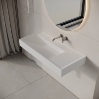 Aura Wall Hung Stone Basin 1000mm
