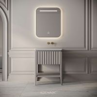 Kensington Vanity Unit & Stone Basin 600mm Sabbia Grigio Oak