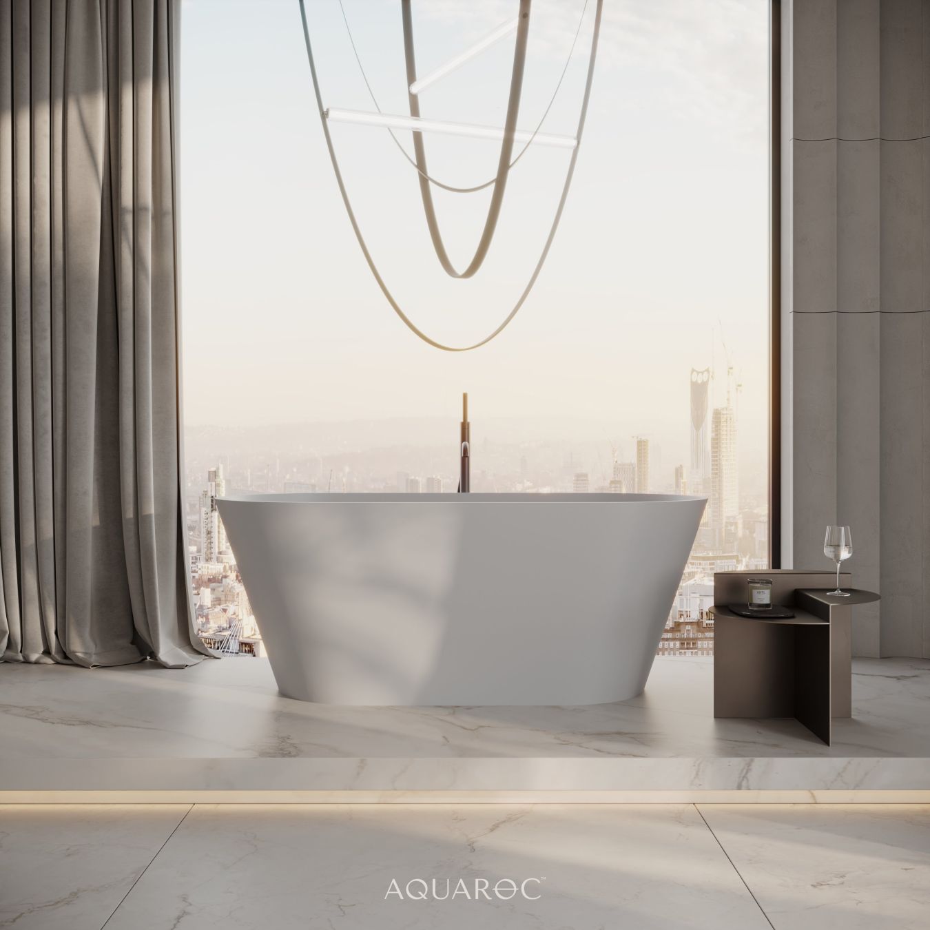 Portofino Freestanding Stone Bath 1500mm