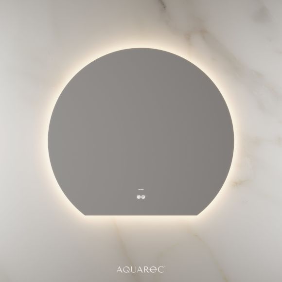 Lumiere Backlit & Demister Moon Mirror 1000mm Frameless