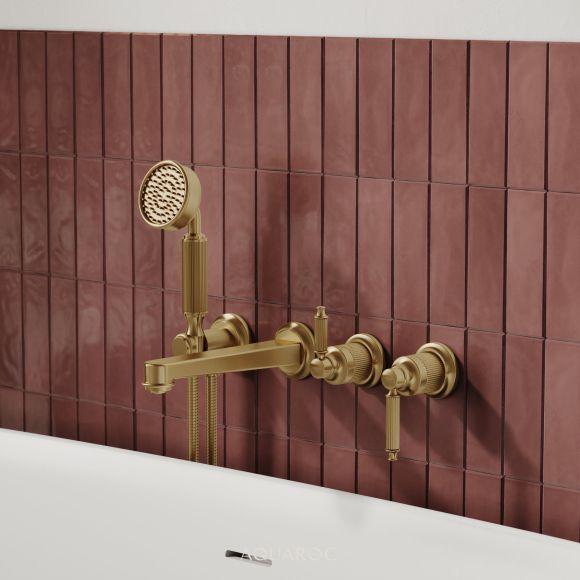 Rialto Mixer Tap - Wall Mounted Bath Shower Mixer