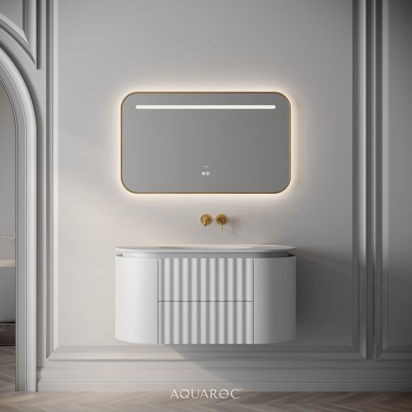 Belgravia II Vanity Unit & Stone Basin 1000mm Matte White