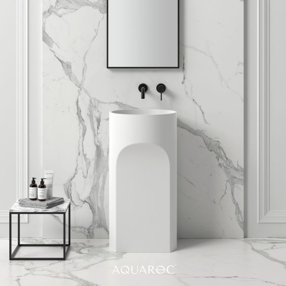 Apollo Freestanding Stone Basin 450mm